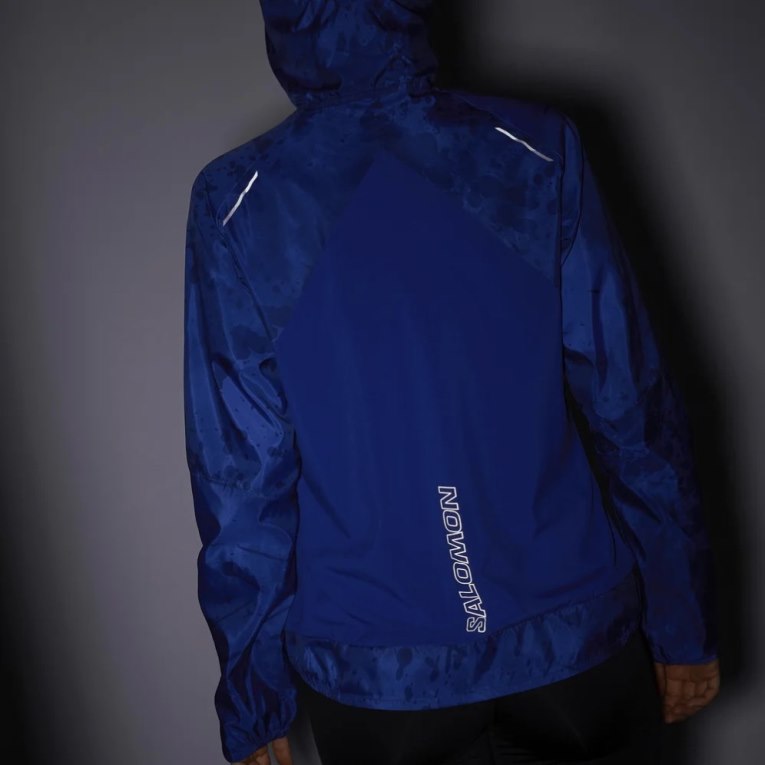 Salomon Bonatti Cross Wind Women's Shell Jackets Blue | CA 82H64